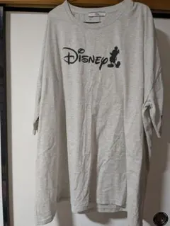 Disney ミッキーマウス 半袖Tシャツ Mサイズ グレー