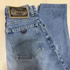 ARMANI アルマーニ ジーンズ デニム ライトブルー スリムフィット S