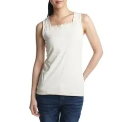 新品 earth music&ecology スクエア レース キャミソールのサムネイル