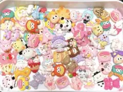 【 ① 】 デコパーツ まとめ売り ７０個 オマケ付