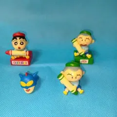 しんちゃん まさおくん 鉛筆キャップ ＋アクション仮面リング