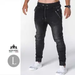 ジョガーパンツ デニム スキニー スウェット メンズパンツ デニムパンツ