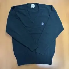 HACKETT LONDON モスグリーンVネックセーター MED