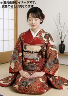 ★™️ 古典柄　身丈155 振袖4点セット‼️お振袖セット‼️ NO109 ™️ 古典柄 身丈155 振袖4点セット‼️お振袖セット‼️ NO109 ☆