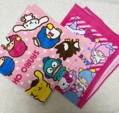 サンリオキャラクターズ　フェイスタオル　2枚セット
