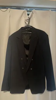 ZARA テーラードジャケット ブラック ダブルボタン