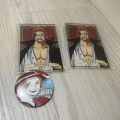 ワンピース ステータスカードコレクション コレクション缶バッジプチ シャンクス