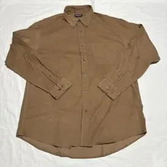 00s UNIQLO ボタンダウンコーデュロイシャツ ブラウン 古着