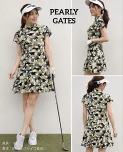 美品✨PEARLY GATES パーリーゲイツ　ゴルフウェア　ワンピース　迷彩のサムネイル