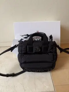 MONCLER ブラック ショルダーバッグ