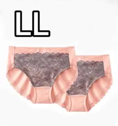 上品なレースたっぷり★ストレッチショーツ２枚セット(LL）新品