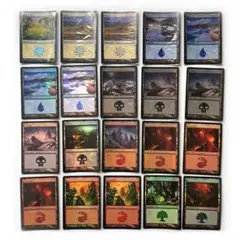 MTG 基本土地 フルアート 島foil ゼンディカー 他 - メルカリ