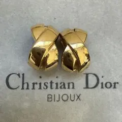 ChristianDior ゴールドカラーイヤリング　ビンテージ　②