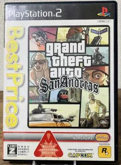 【動作確認済み】　グランド・セフト・オート・サンアンドレアス PS2ソフト