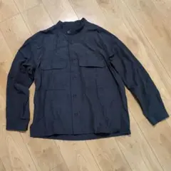 green label relaxing バンドカラー長袖シャツ Mサイズ