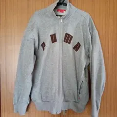 PUMA グレー フルジップジャージ