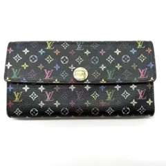 Louis Vuitton 二つ折り財布 マルチカラー LOUIS VUITTON ルイヴィトン ポルトフォイユ・ルー モノグラム
