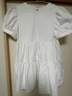 INGNI ホワイトティアードブラウス