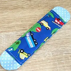 水筒カバー　水筒肩ひもカバー　車　幼稚園　男の子　入園入学　ハンドメイドのサムネイル