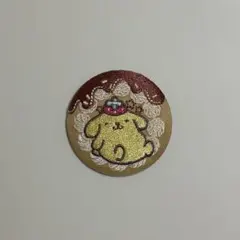 サンリオ ポムポムプリン 刺繍缶バッジ