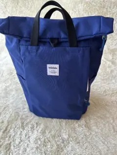 hellolulu トートリュック 2WAY 撥水 20L ブルー unisex