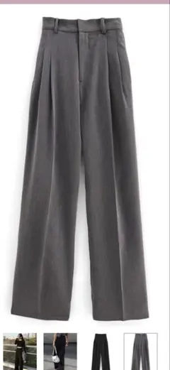 タックワイドパンツ ワイドパンツ