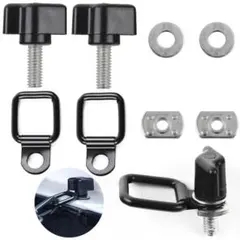 ジープ ラングラー用 Dリングアンカー タイダウン カーゴフック 2個 荷物