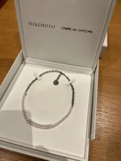 【りんごりんご】2024年5月購入　コムデギャルソン　ミキモト　ネックレス 2026年最新】MIKIMOTO ギャルソンの人気アイテム - メルカリ