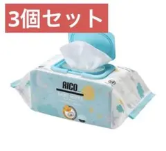 【コストコ大人気】RICO おしりふき 3個セット 厚手 大判 フタ付 匿名配送のサムネイル
