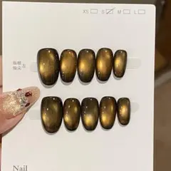 高品質 ハンドメイド ネイルチップ 10枚 結婚式成人式 マグネット ニュアンス