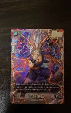 ドラゴンボールカード 神龍への願い 孫悟飯 SCR