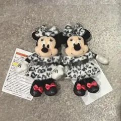ミニー　ヒョウ柄　ぬいぐるみ