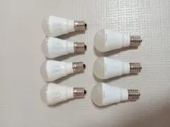 TOSHIBA電球　7個　E17 電球色