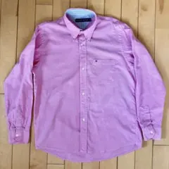 Tommy Hilfiger ボタンダウンシャツ ピンク Lサイズ