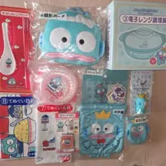 サンリオ 当りくじ ハンギョドン ふとん　レンジ調理鍋　ラスト　11点セット サンリオ当りくじ】-オンライン-