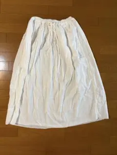 ARMEN ギャザースカート　白