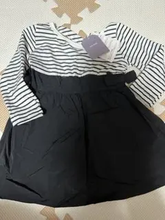 trois etoile ボーダー切替ワンピース