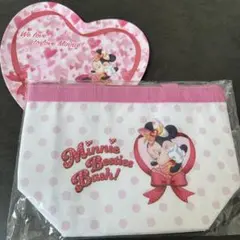 未使用　東京ディズニーリゾート　ミニーマウス　トートバッグ　プレート　２点セット
