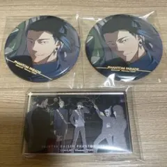 呪術廻戦 ファンパレくじ 懐玉玉折 アクリルブロック 缶バッジ 夏油傑セット