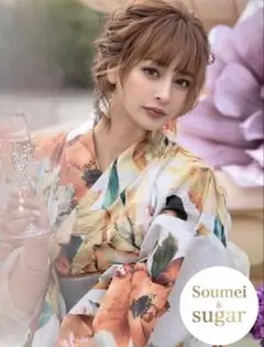 Sugar 浴衣 オレンジ　単品のサムネイル