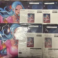 ワンピースカードゲーム オフィシャルプレイマット ネフェルタリ・ビビ　4個