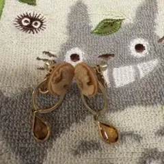 カメオ風ヴィンテージイヤリング