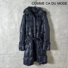 COMME CA DU MODE コムサデモード ファー付 ダウンコート N46のサムネイル