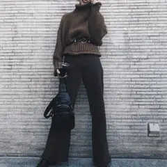 リブニット ニット