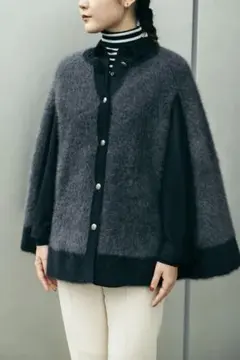 Ryan 1回着用　UNITEDARROWS フォックス カシミヤ ケープ Ryan 様専用1回着用 UNITEDARROWS フォックス カシミヤ ケープ - メルカリ