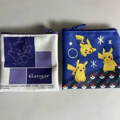 ピカチュウ ゲンガー ポーチ ポケモンバック ポーチ 小物入れ 財布