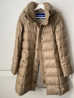 BURBERRY BLUE LABEL フード付きダウンジャケット 38