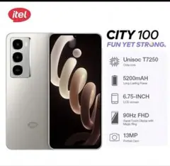 itel City 100 デュアルSIM スマートフォン 6+128GB