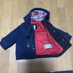 Baby GAP ベビーギャップ ダッフルコート 紺 6-12ヶ月 70cm