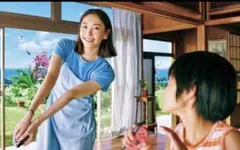 近年モデル✨　ルフィル　オールインワン　ストライプ　ブルー　新垣結衣着用